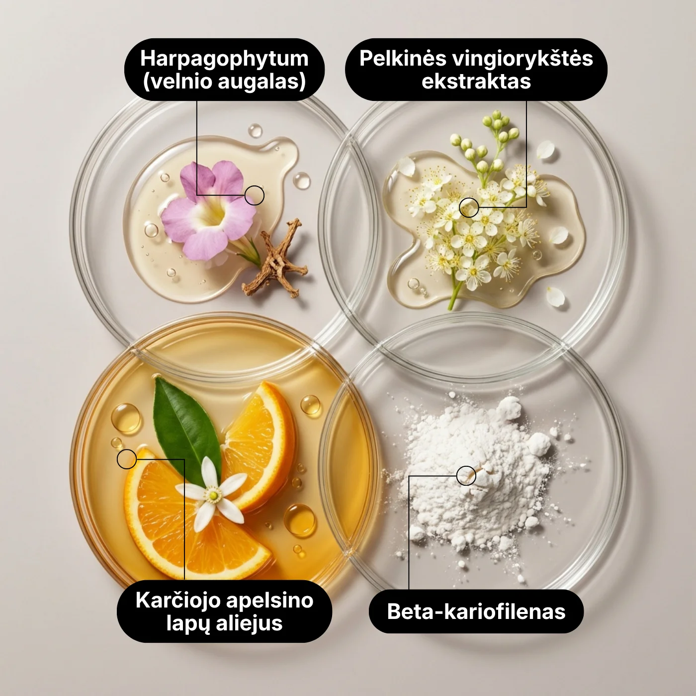 Raminantis gelis (4 vnt) su Harpagophytum (velnio augalu ): sąnariams, lėtiniui uždegimui, osteoartritui, nugaros skausmams, raumenų įtampai + DOVANA Raminantis gelis (4 vnt) su Harpagophytum (velnio augalu ): sąnariams, lėtiniui uždegimui, osteoartritui, nugaros skausmams, raumenų įtampai + DOVANA